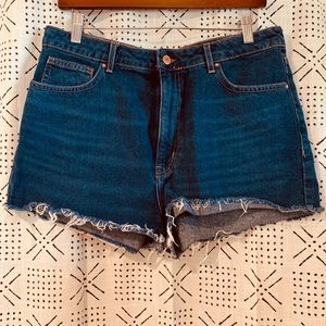 Forever 21 Dark Denim Cut Off Shorts